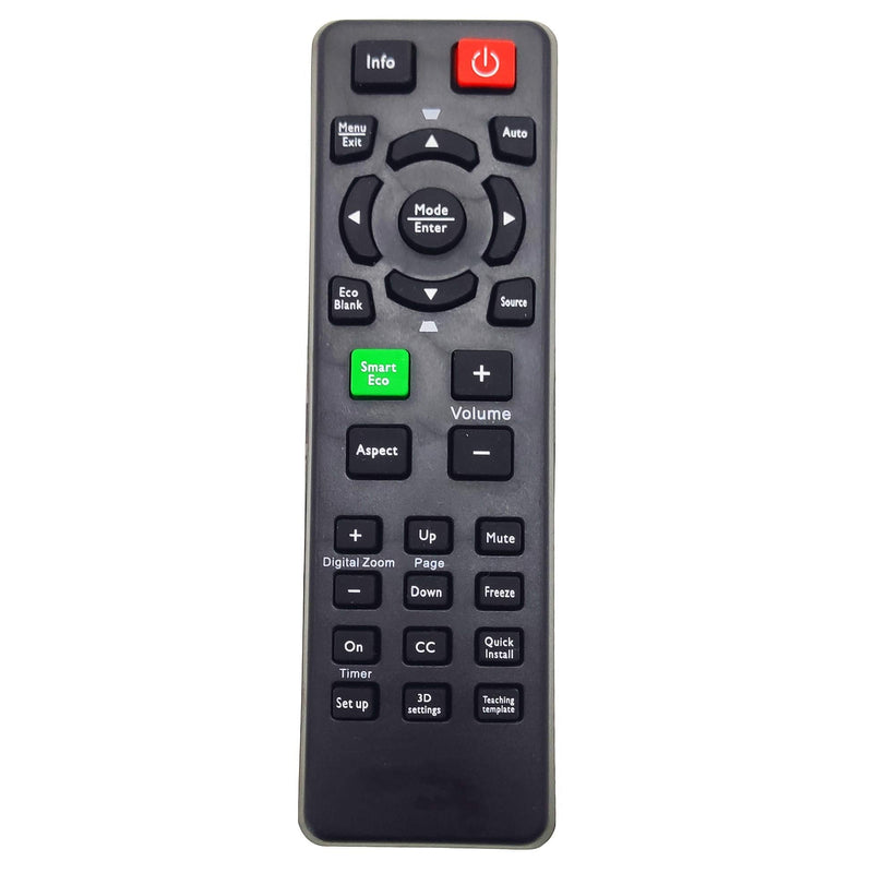 [Australia - AusPower] - INTECHING 5J.J6L06.001 Projector Remote Control for BenQ MS517, MS521, MS524, MS527, MW519, MW523, MW663, MX504, MX505, MX518, MX520, MX522, MX618ST, MX661, MX662, MX620ST, MS619ST, MW571H, MW621ST 