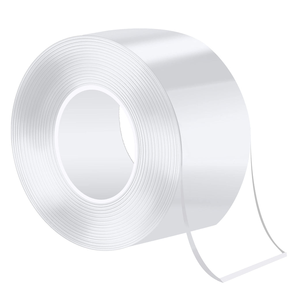 [Australia - AusPower] - Caulk Strip PMMA Self Adhesive Waterproof Repair Tape for Bathtub Bathroom Shower Toilet Kitchen and Wall Sealing (49/25 Inch Width x 10Feet Length,Transparent) 49/25 Inch Width x 10Feet Length 