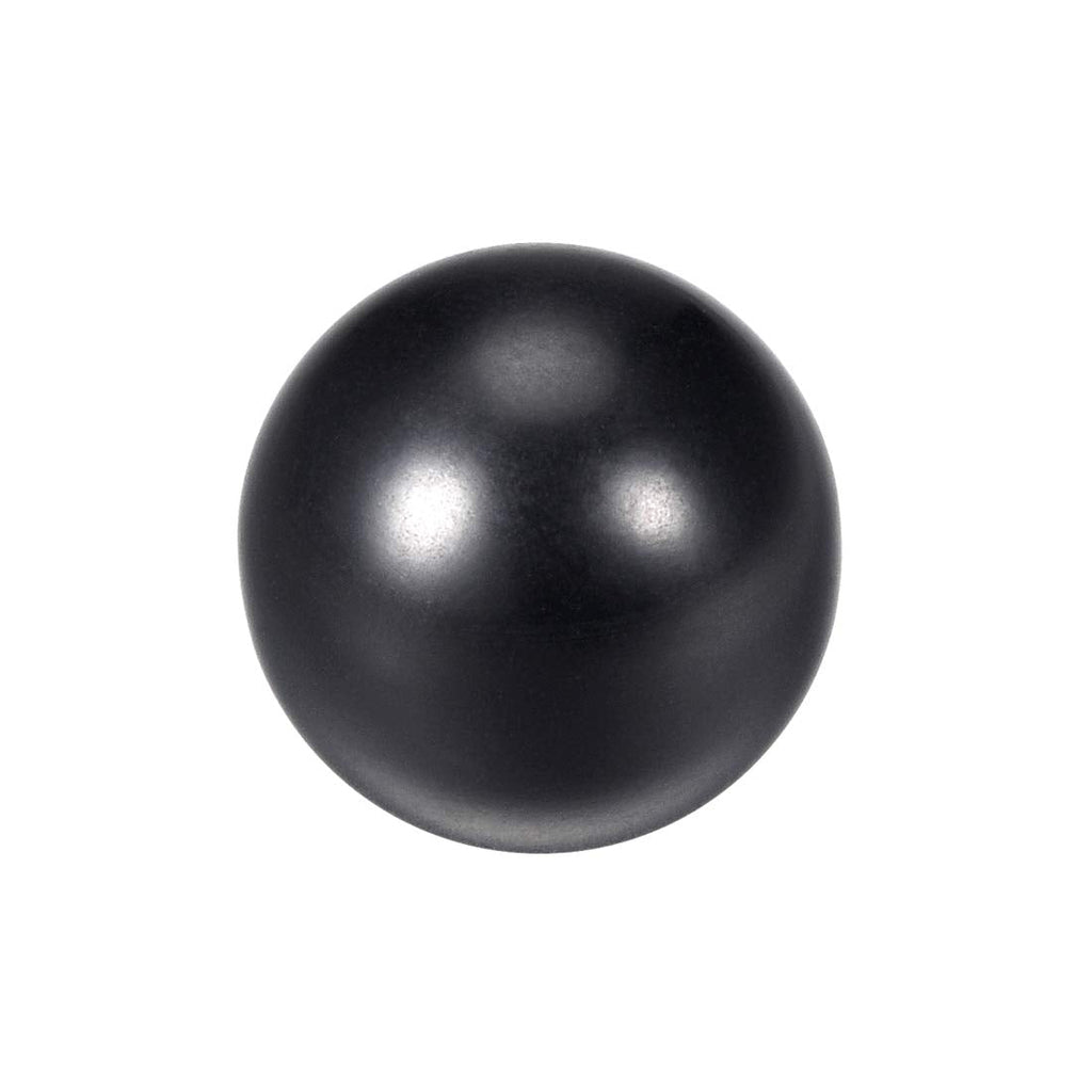 [Australia - AusPower] - uxcell Thermoset Ball Knob M8 Female Threaded Machine Handle 25mm Diameter Smooth Rim Black 