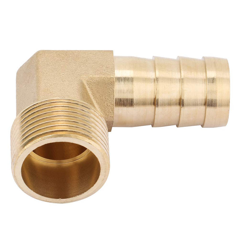 [Australia - AusPower] - Pipe Barb Swivel Elbow Plumbing Connection Crimp Fittings, 90 Degree Elbow G3/4" Male Thread Barbed Pipe Fitting x 3/4" Hose Barb 