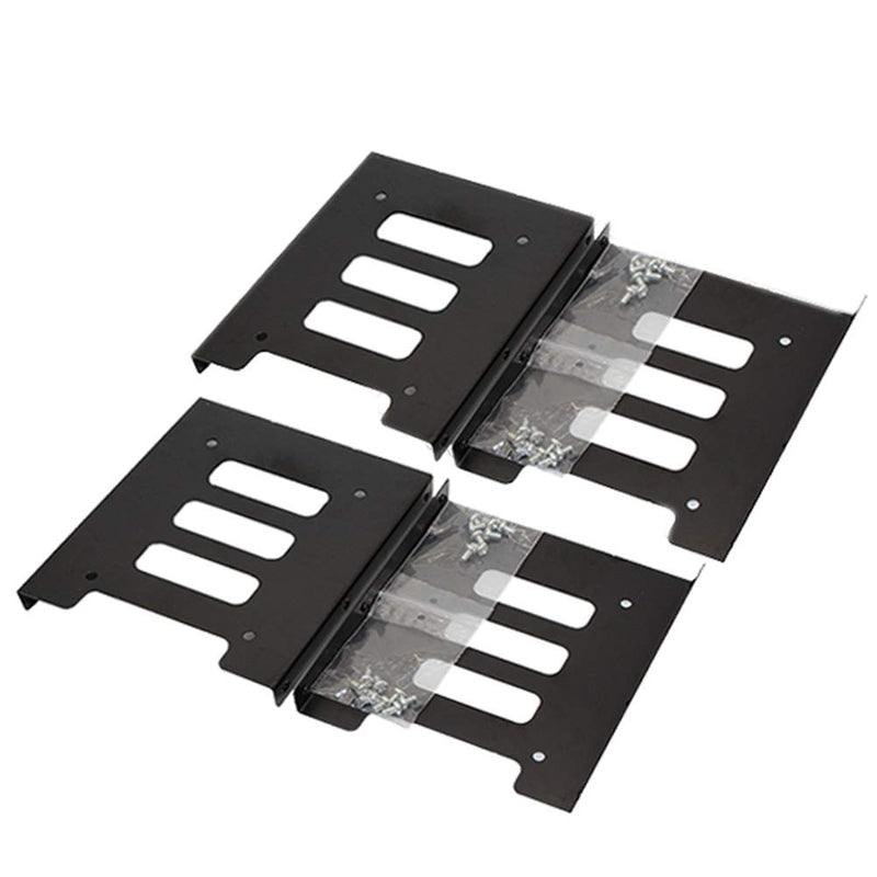 [Australia - AusPower] - 4PACK 2.5 to 3.5 Hard Drive Adapter, SNANSHI SSD Mounting Bracket SSD HDD Metal Mounting Bracket 2.5 to 3.5 Adapter for PC SSD 
