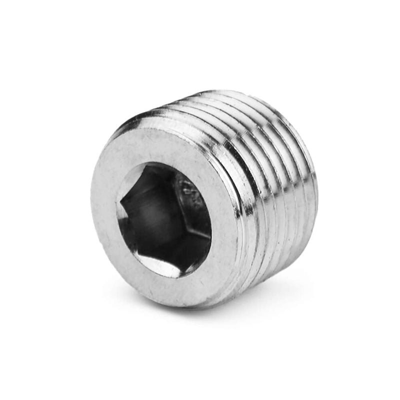 [Australia - AusPower] - Metalwork 304 Stainless Steel Pipe Fitting, Hex Socket Countersunk Plug, 1-1/2" NPT Male, (Pack of 1) Pack of 1 