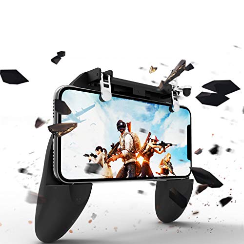[Australia - AusPower] - Leepakyuan Mobile Game Controller Key Gaming Grip Gaming Joysticks 4.7-6.5inch Android iOS Compatible Phone 