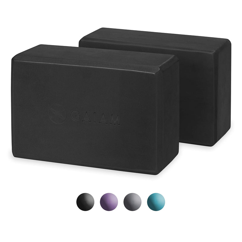 [Australia - AusPower] - Gaiam Essentials Yoga Block (Set Of 2) – Supportive, Soft Non-Slip Foam Surface For Yoga, Pilates, Meditation 