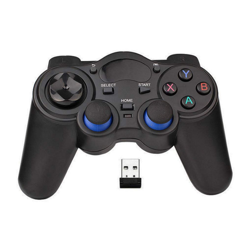 [Australia - AusPower] - USB Wireless Gaming Controller Gamepad for PC/Laptop Computer(Windows XP/7/8/10) & PS3 & Android & Steam - [Black] (black) 