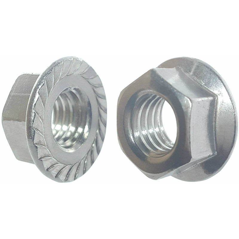 [Australia - AusPower] - SNUG Fasteners (SNG268) Fifty (50) 10-32 Zinc Plated Serrated Flange Hex Lock Nuts 