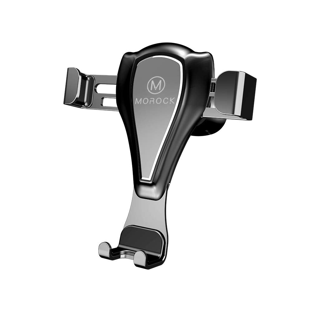 [Australia - AusPower] - MOROCK Cell Phone Holder for Car, Air Vent Car Mount Holder w/Auto-Clamp for Auto Locking or Release Compatible for iPhone X Xs 6 7 8 Plus Samsung Series – Grey 