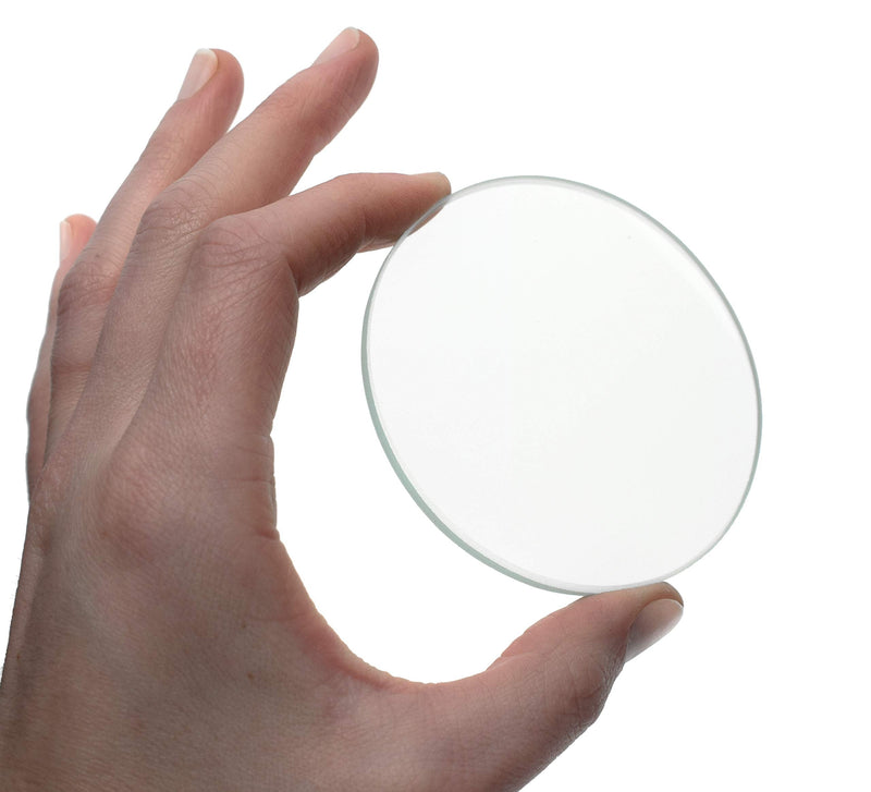[Australia - AusPower] - Double Convex Lens, 1000mm Focal Length, 3" (75mm) Diameter - Spherical, Optically Worked Glass Lens - Ground Edges, Polished - Great for Physics Classrooms - Eisco Labs 