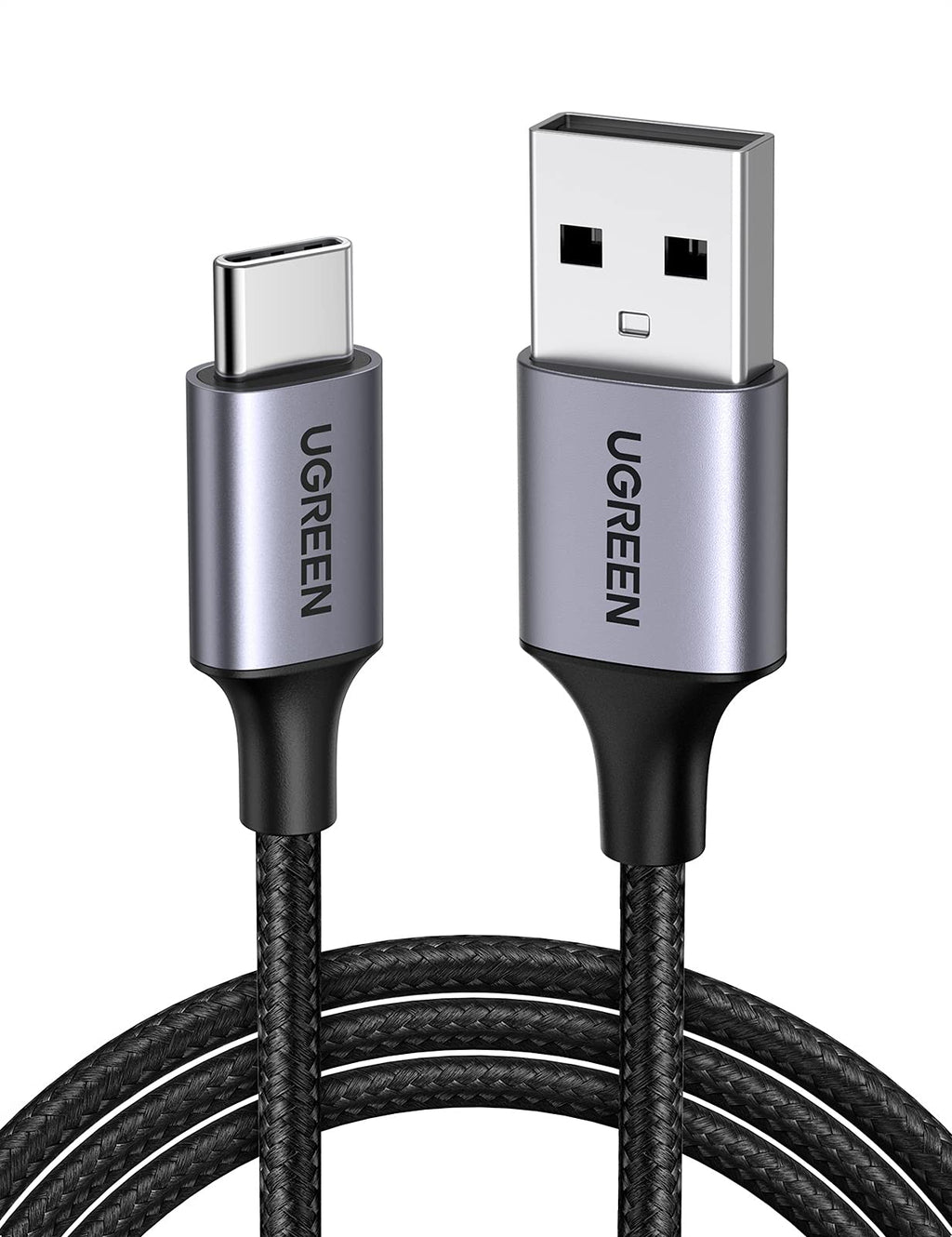 [Australia - AusPower] - UGREEN USB Type C Cable Nylon Braided USB A to USB C Fast Charger Compatible with Samsung Galaxy S20 S10 S9 S8 Note 9 8, GoPro Hero 7 5 6, PS5 Controller, Nintendo Switch, LG G8 G7 V40 (6ft) 6ft 