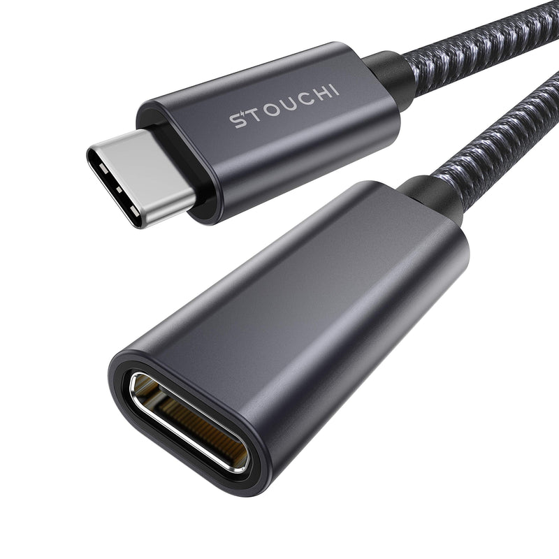 [Australia - AusPower] - USB C Extension Cable，Stouchi 10gbps USB C 3.1 Male to Female Charging &Audio Data Transfer Cable Compatible for iPhone 12 Wireless Charger, Thunderbolt 3 MacBook Pro, Google Pixel 2 2 XL 3（3.3 FT） 3.3 ft 