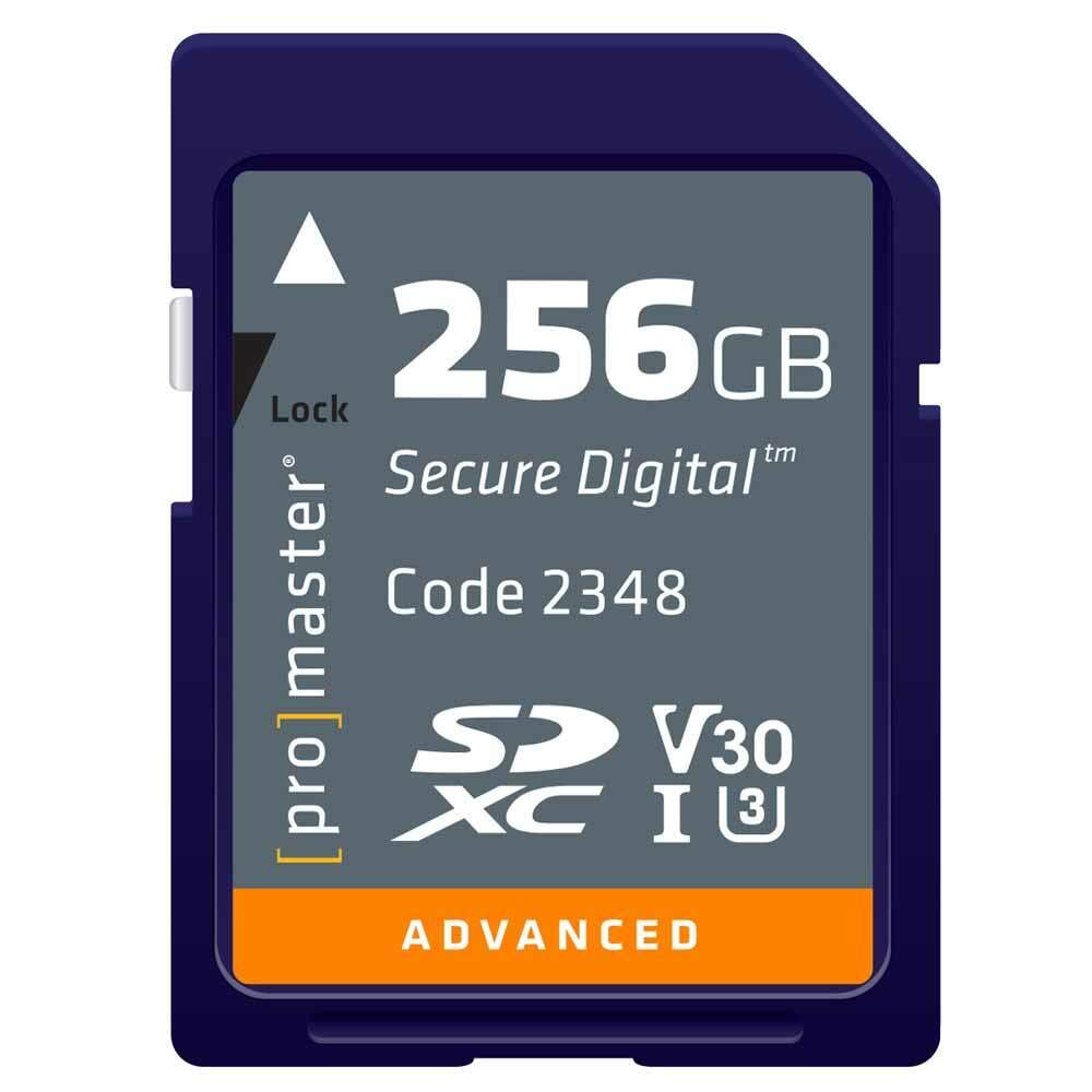 [Australia - AusPower] - Promaster SDXC 256GB Advanced Memory Card UHS-1 Speed Class 3 V30 