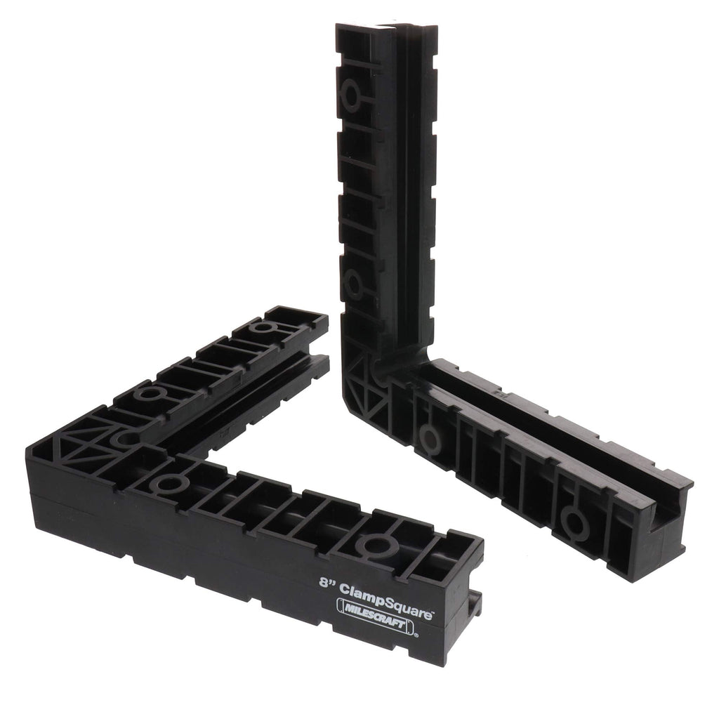 [Australia - AusPower] - Milescraft 4011 8" ClampSquares - 90 Degree Corner Clamp, Positioning/Assembly Squares for Pictures Frames, Boxes, Etc Black Plastic 