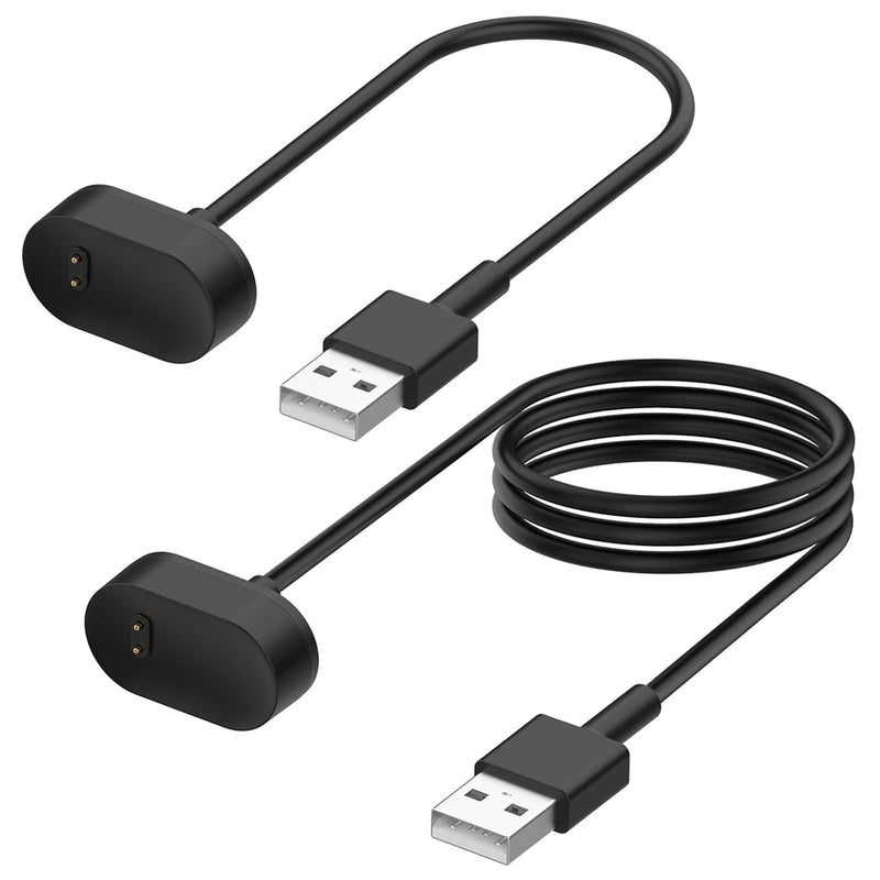 [Australia - AusPower] - [2 Pack] Charger Cable for Fitbit Inspire HR,for Fitbit Inspire and for Fitbit Ace 2 Smartwatch, Replacement USB Charging Cord Accessories for Fitbit Inspire,for Inspire HR (3.3 ft/0.5ft) 