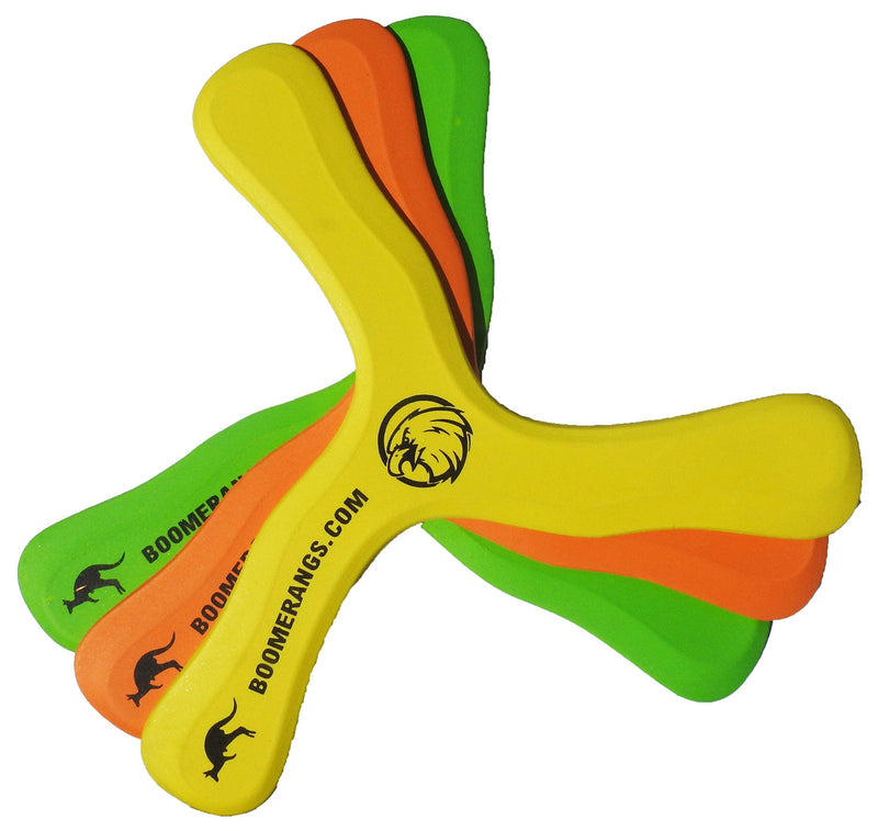 [Australia - AusPower] - Baloo Boomerang 3 Pack - Easy, Safe Boomerangs for Kids as Young as 5 Years Old. 