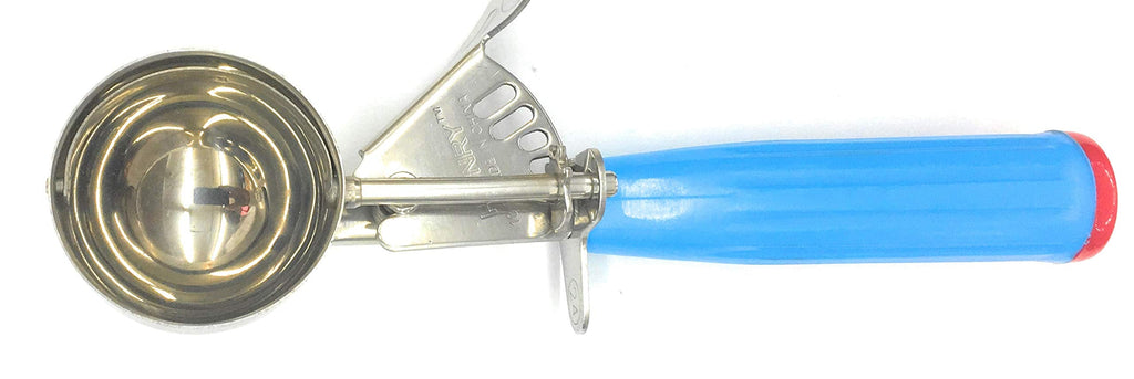 [Australia - AusPower] - NSF Commercial Stainless Steel DISHER Utensil Red or Blue Handle - KOSHER Color MARKING,#6,#20,#24,#30, 40 (#40-1-1/2'''' Dia-.68 Oz, BLUE) #40-1-1/2'''' Dia-.68 Oz. 