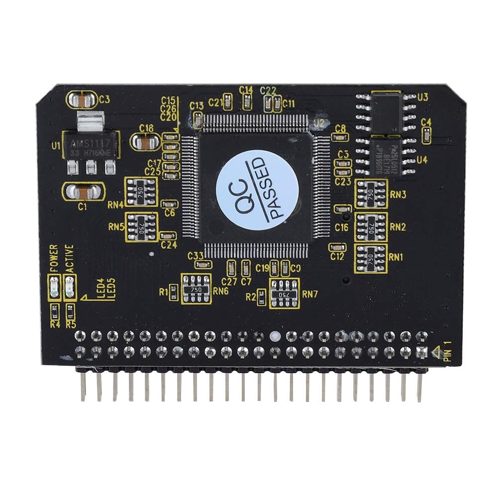 [Australia - AusPower] - fosa to IDE Adapter with Two Main Control Chips and SD Card Socket, /TF Memory Card to IDE 44Pin/2.0mm Male Adapter for DOS/Windows/Linux DMA Ultra DMA Mode 