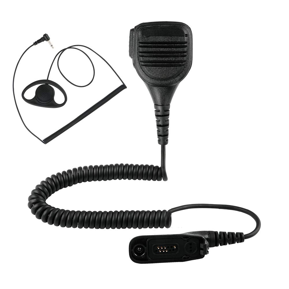 [Australia - AusPower] - Speaker Mic for Motorola APX XIR XPR Series Walkie Talkies with 3.5mm Earpiece for Radios APX4000 APX6000 APX7000 APX 8000 XPR6350 XPR6550 
