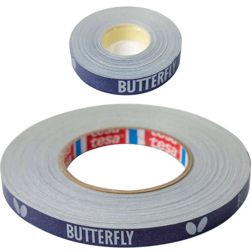 [Australia - AusPower] - Butterfly Side Tape to Protect The Edges of Your Rubber and Blade for Table Tennis Paddles - Color Blue/Silver - Width 12mm - Rolls Come in 10m (20 Rackets) and 50m (100 Rackets) 10 Meters (20 Rackets) 