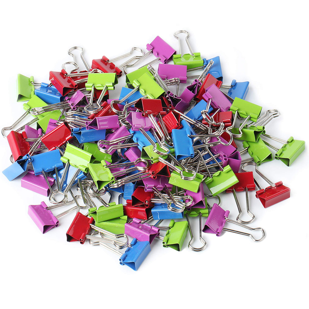 [Australia - AusPower] - Mr. Pen Colored Binder Clips, Small, Pack of 100 