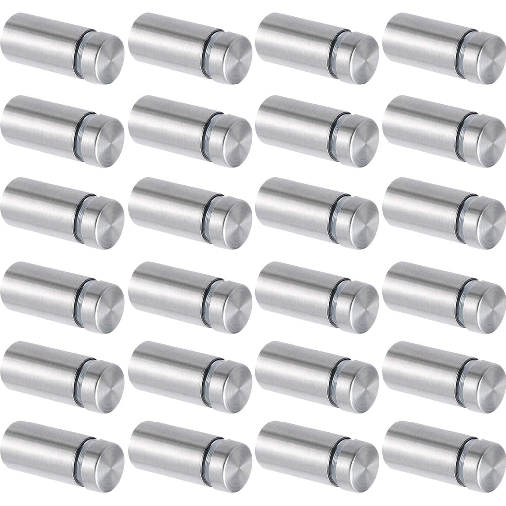 [Australia - AusPower] - 1/2 by 1 Inch Sign Standoff Screws Wall Standoff Sign Holders Screws Mount Glass Acrylic Advertising Nails, 24 Pieces 