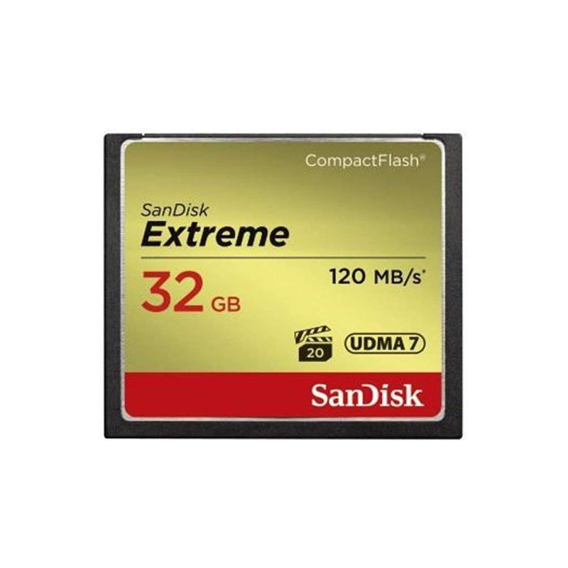 [Australia - AusPower] - SanDisk Extreme 32GB Compact Flash Memory Card UDMA 7 Speed Up To 120MB/s SDCFXS-032G-A46 