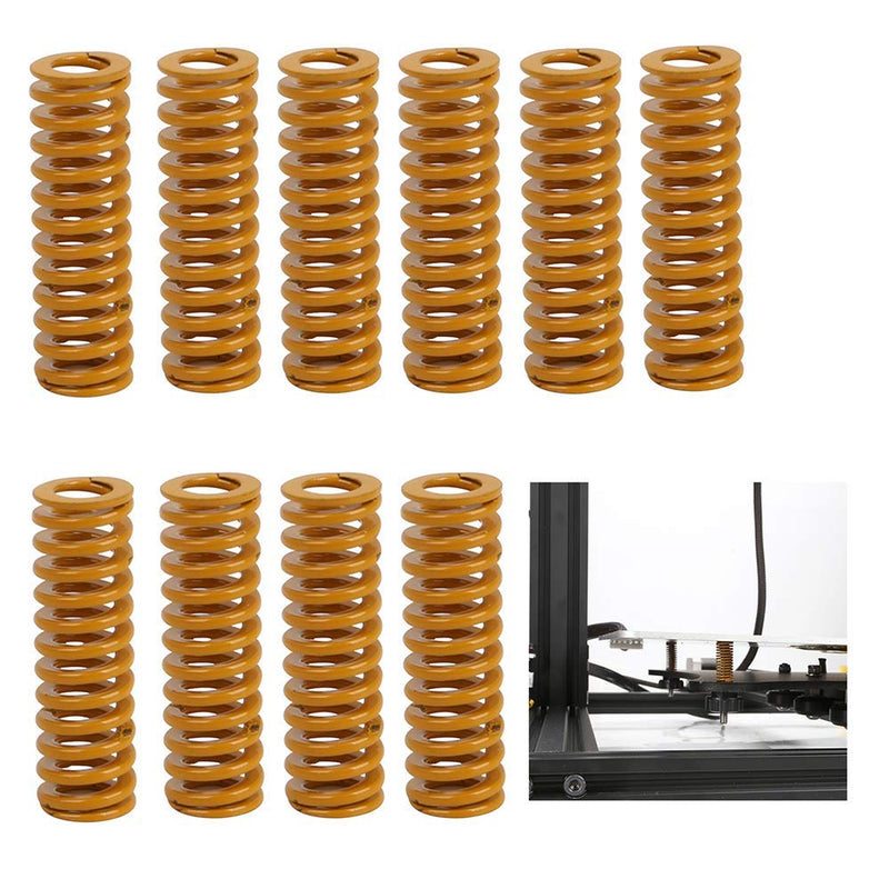 [Australia - AusPower] - 3D Printer Springs Heat Bed Leveling Spring M3 Screw Light Load Bottom Connect Spring 8x25mm Eewolf 
