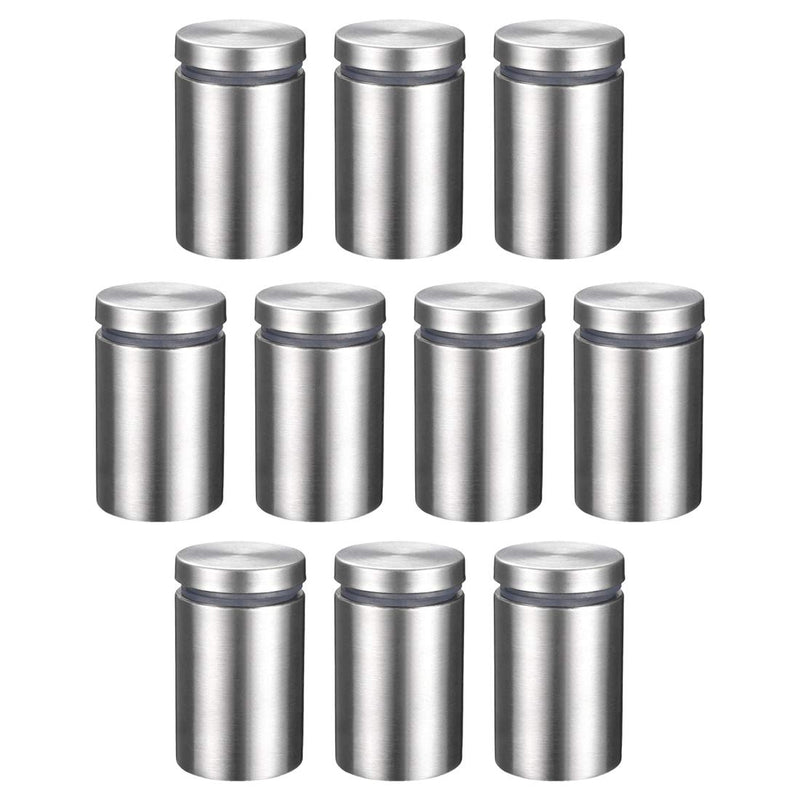 [Australia - AusPower] - uxcell 1 Dia x 1-9/16"(25x40mm) Standoff Screws Wall Mount Sign Holders Acrylic Glass Nails 10pcs 