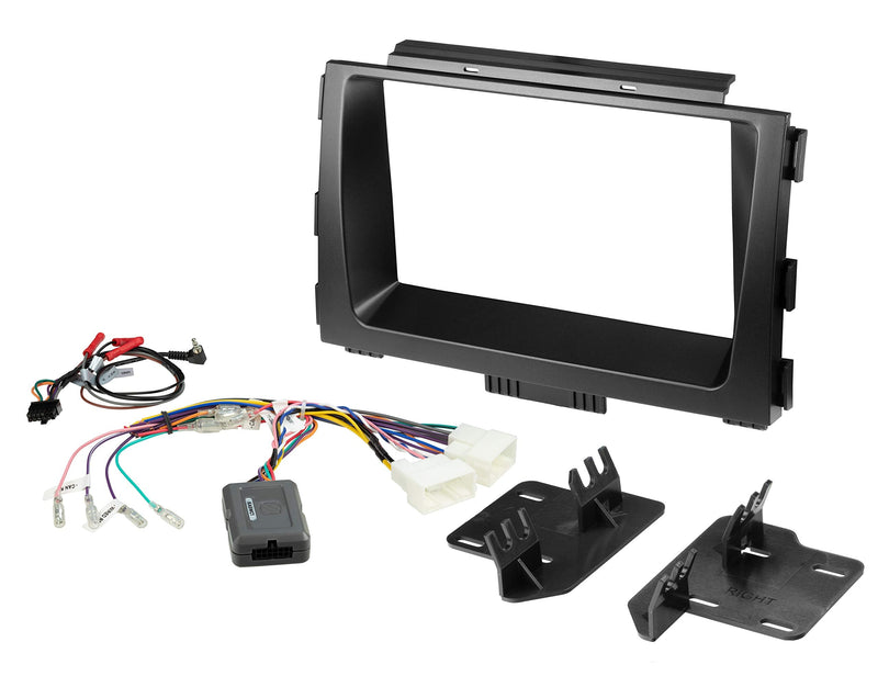 [Australia - AusPower] - Scosche KA2420SWCB 2015-Up Kia Sedona Double DIN Stereo in-Dash Installation Kit 