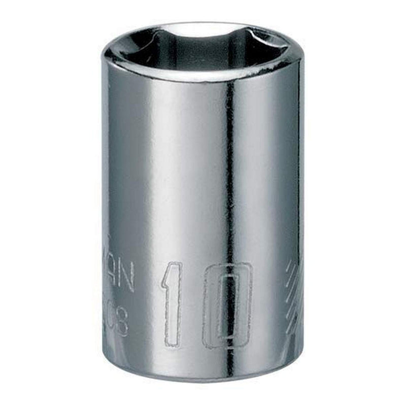 [Australia - AusPower] - CRAFTSMAN Shallow Socket, Metric, 1/4-Inch Drive, 10mm, 6-Point (CMMT43508) 10 MM 