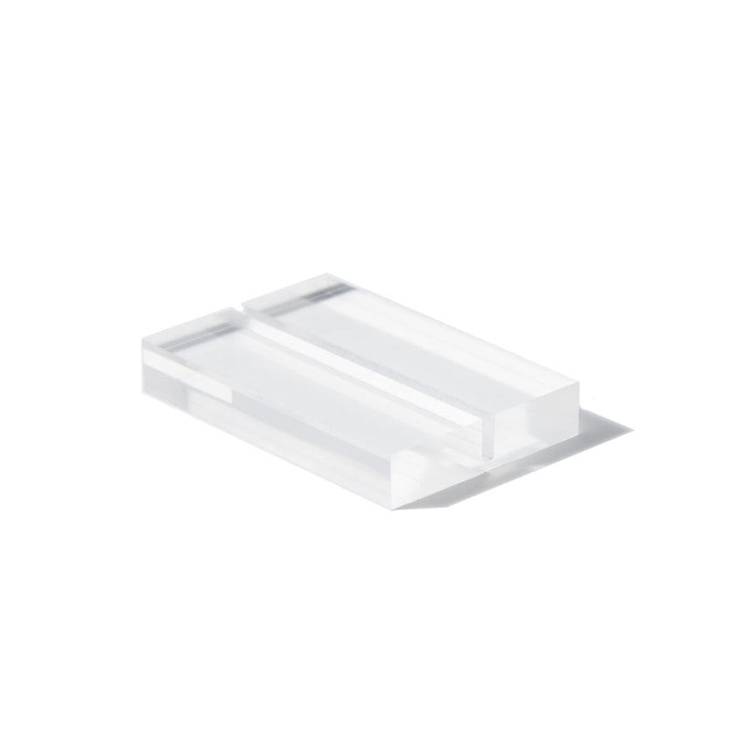 [Australia - AusPower] - UNIQOOO 3" Clear Acrylic Stand | Wedding Sign Holders, 10 Count 