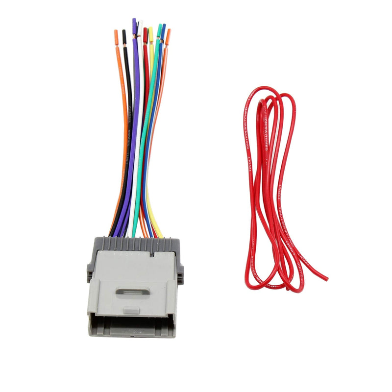 [Australia - AusPower] - RED WOLF Replacement for GM Chevy Silverado GMC 2002-2008 Model Aftermarket Stereo Radio Wiring Harness Connector Adapter 