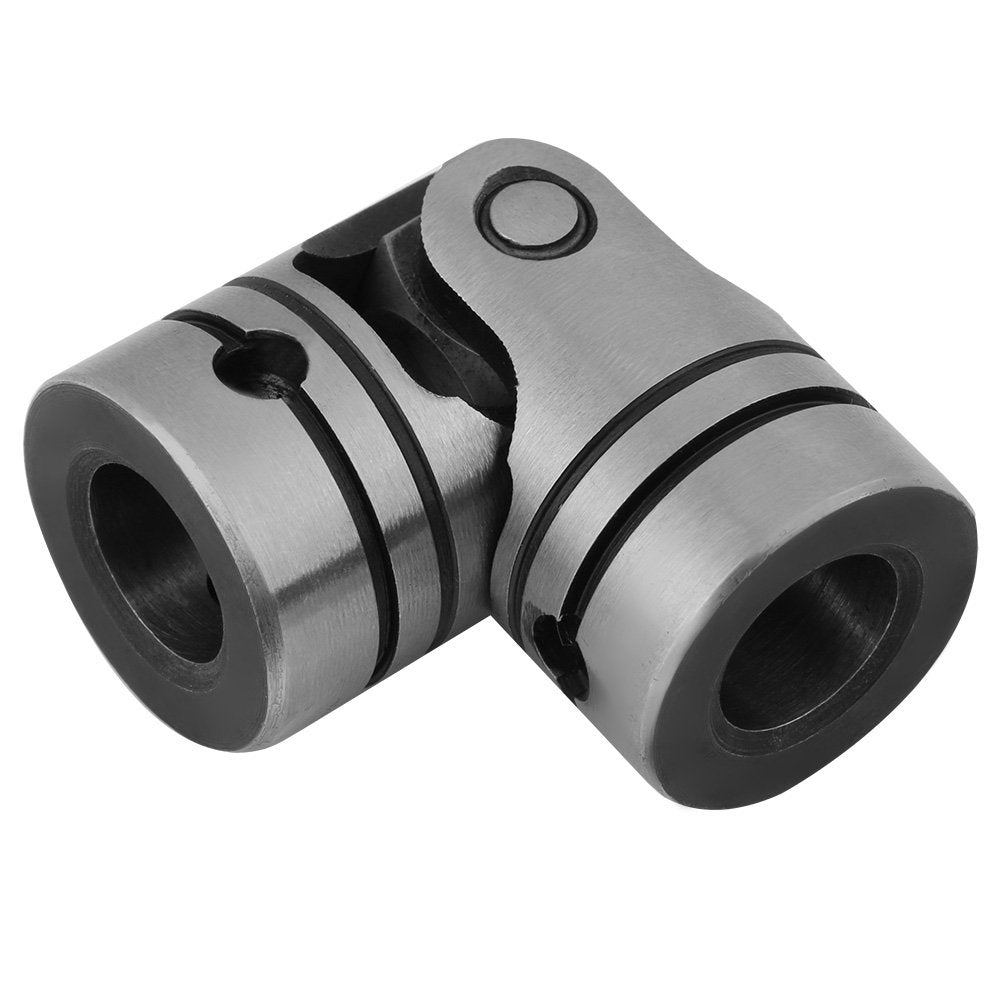 [Australia - AusPower] - Steering Steel Universal Joint, U Joint Coupler,with 2 Rings and 2 Rods, OD16mm/20mm,ID 8mm/10mm, Transmit Rotary Motion,for Textile Machine, Rolling Mill, Compressor, Vacuum Equipment (16mm) 