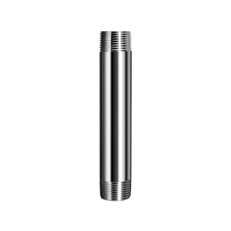 [Australia - AusPower] - Quickun 304 Stainless Steel Nipple Pipe Fitting, 1/2" NPT x 1/2" NPT Male Malleable Nipple Cast Pipe 4" Length 