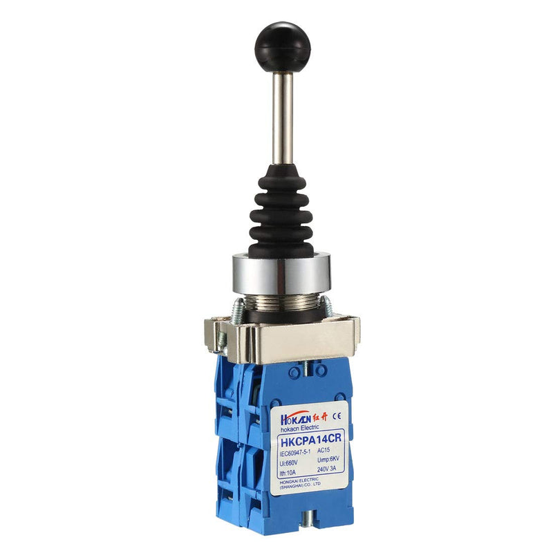 [Australia - AusPower] - uxcell Joystick Switch Controllers 4 Position 4NO Latching Type 150V/250V/600V 22mm Panel Mount 