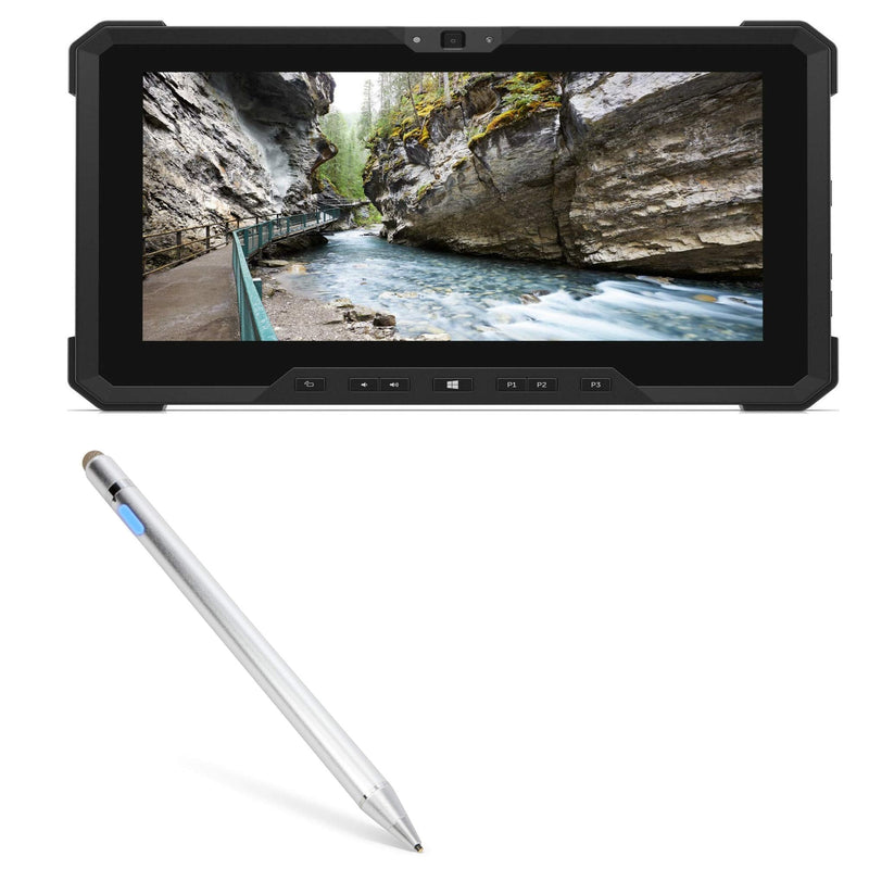 [Australia - AusPower] - BoxWave Stylus Pen Compatible with Dell Latitude 7212 Rugged Extreme Tablet (Stylus Pen by BoxWave) - AccuPoint Active Stylus, Electronic Stylus with Ultra Fine Tip - Metallic Silver 