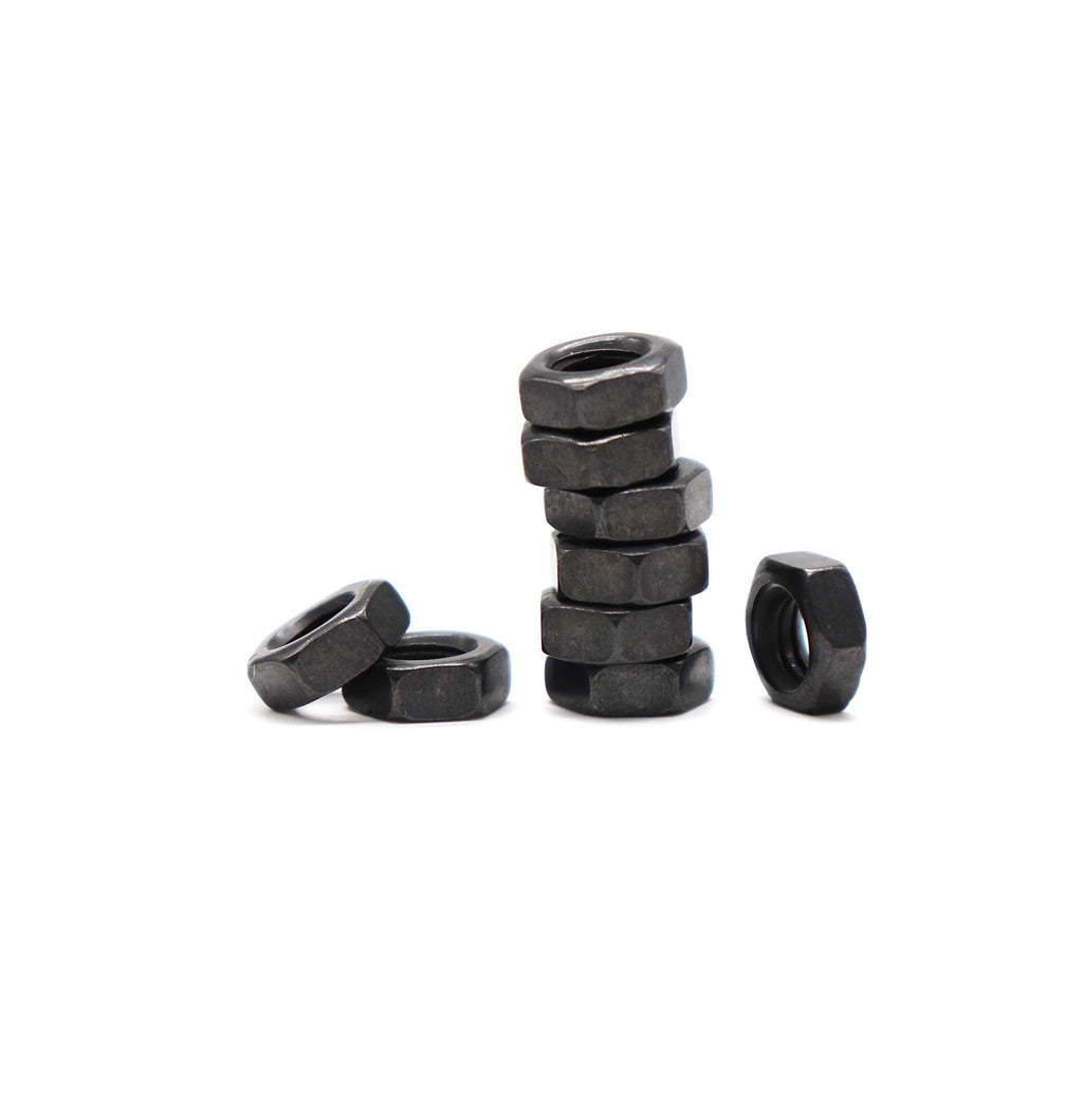 [Australia - AusPower] - binifiMux 100pcs M3-0.5mm Black Hex Nuts Carbon Steel 8.8 Grade 
