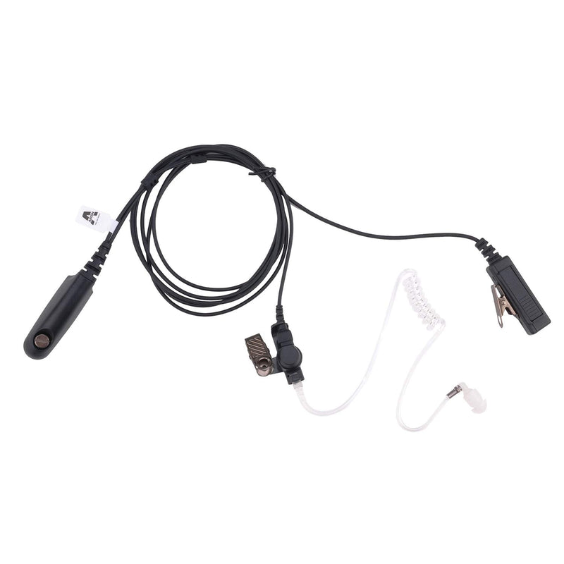 [Australia - AusPower] - AIRSN Earpiece Compatible with Motorola HT750 GP328 Walkie Talkie with PTT MIC and Acoustic Tube Two Way Radio Surveillance Survalliance Headset Security Law Enforcement 