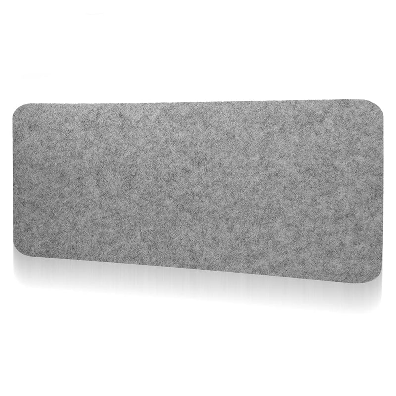 [Australia - AusPower] - Mouse Pad Mat, Large Size Felts Table Mouse Pad Antistatic Laptop Computer PC Pads Mat, Excellent Shock Absorption, Heat Insulation, Great for Gaming ( 68x33cm)(Light Gray) Light Gray 