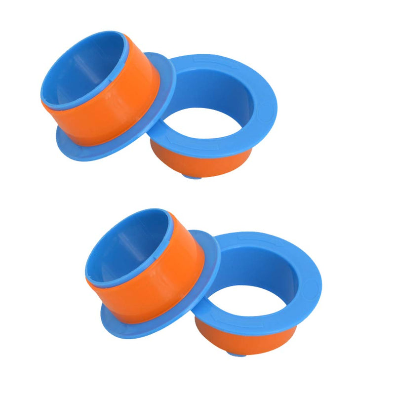 [Australia - AusPower] - Elfjoy 1 Pair Blue Color Stretch Hand Saver Wrap Dispensers Fits Any 3" Wrap Film Core (Blue) 2 Pairs Blue 