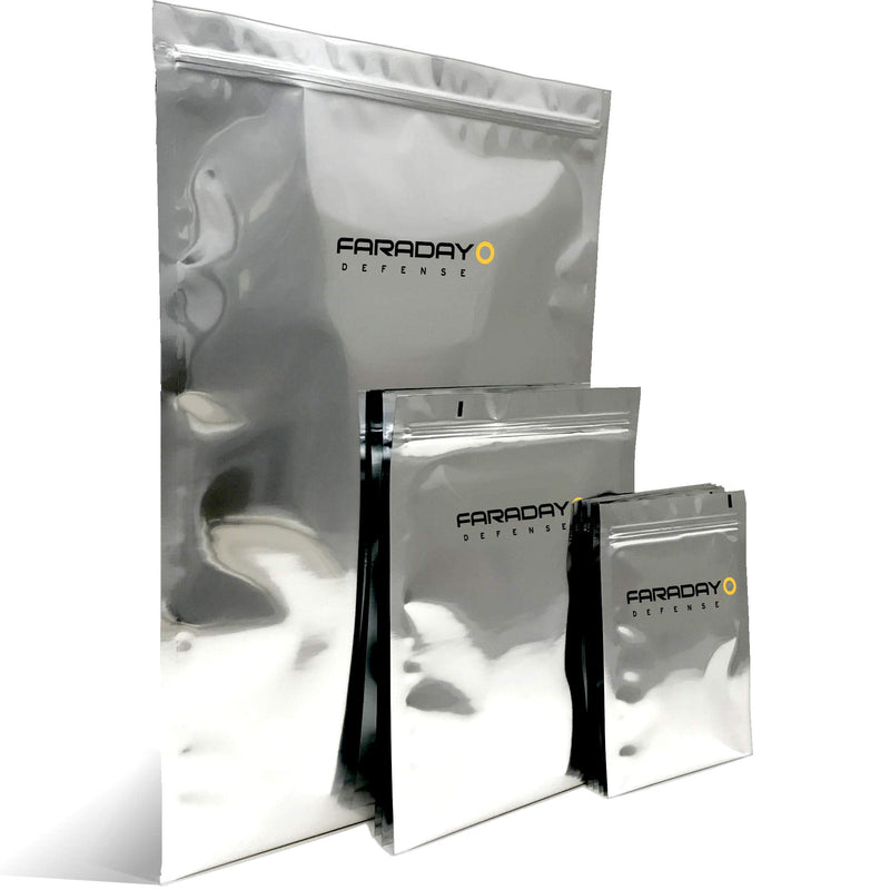 [Australia - AusPower] - Faraday Defense 5pc Kit NEST-Z Faraday Bag EMP/Solar-Flare Prepper Ultra Thick - Military Grade Design, Superior Shielding Performance, Phones - Radios - Hard Drives - Tablets - Laptops Made in USA 