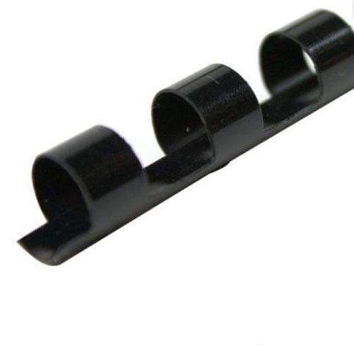 [Australia - AusPower] - CFS Products Plastic Comb Binding Spines, 1/4 Inch Diameter, Black, 20 Sheets, 100 Pack 13014 1/4" 