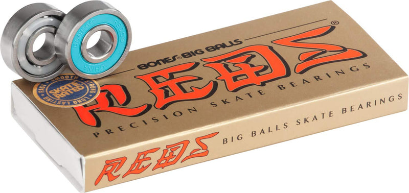 [Australia - AusPower] - Bones Big Balls Reds Skateboard Bearings 8 Pack 