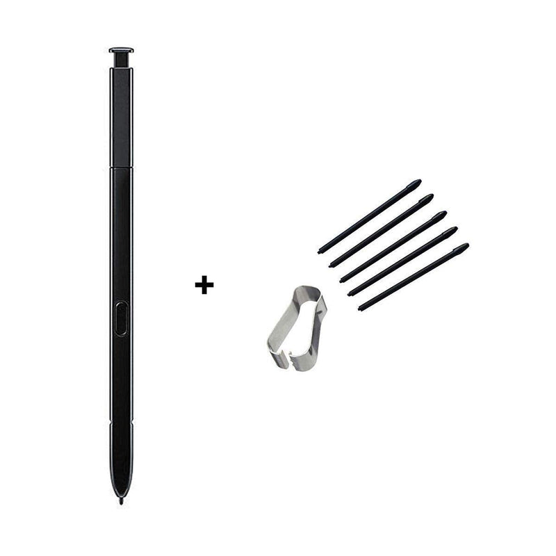 [Australia - AusPower] - EMiEN Touch Stylus Pen S Pen (Without Bluetooth Control) + Pen Tip Nibs Replacement for Samsung Galaxy Note 9 (Black) Black 
