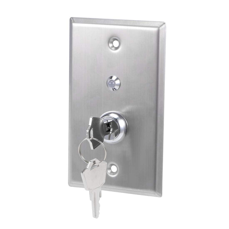 [Australia - AusPower] - uxcell Key Switch On-Off Exit Switches Emergency Door Release SPST for Access Control w DC 12V Red Green LED Indicator 