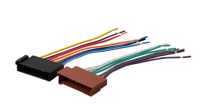 [Australia - AusPower] - RED WOLF Radio Stereo Wiring Harness Connector Adapter for 1985-2004 Ford F150/250/350/Lincoln/Mercury Vehicles Nav Install Harness 