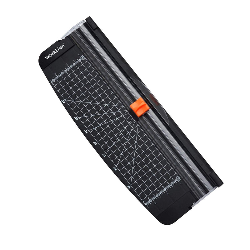 [Australia - AusPower] - WORKLION Small Paper Trimmer, Portable Paper Cutter for Label, Origami, Card, Photo, Coupon, Scrapbook, Cardstock, Laminated Paper, and Craft Project 