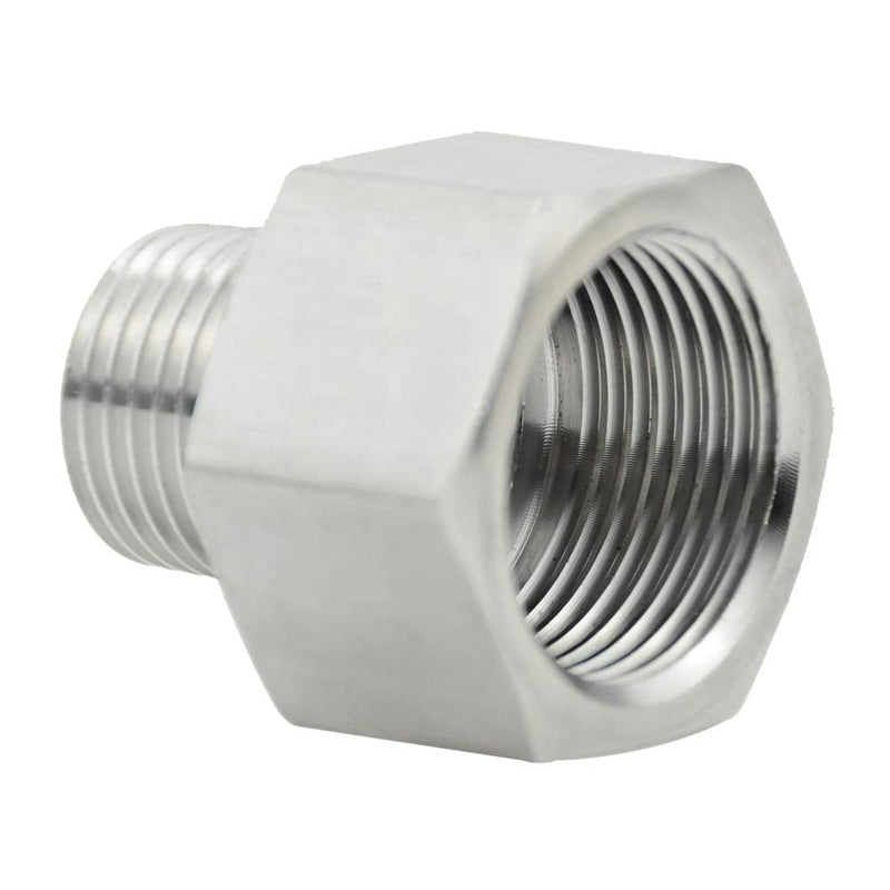 [Australia - AusPower] - Beduan Stainless Steel Thread Adapter M20 Female to NPT 1/2" Male Pipe Fitting Converter M20*1.5 Female to NPT 1/2" Male 