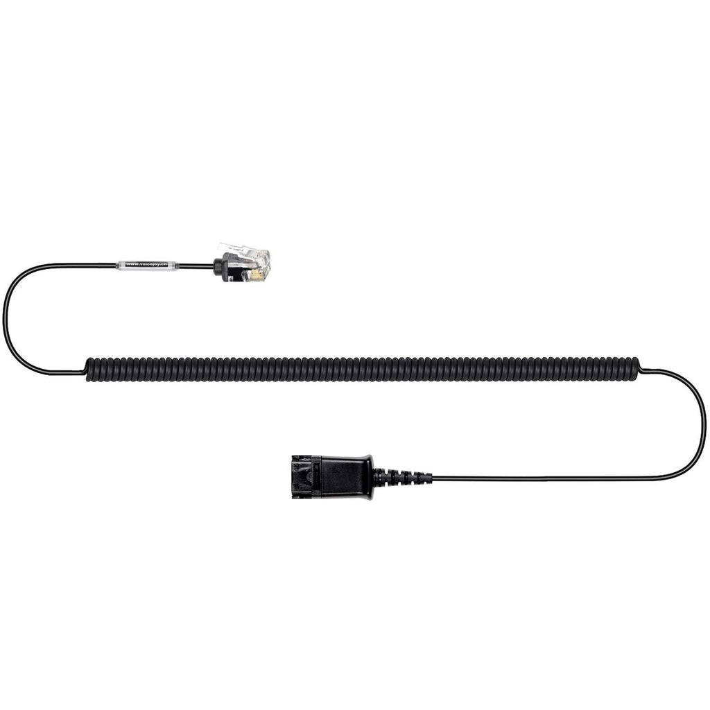 [Australia - AusPower] - QD Adapter Cable Compatible with Plantronics and CallTek Headsets - Connects to Cisco Models 7940 7941 7942 7945 7960 7961 7962 7965 7970 8841 etc,26716-01 Cord 