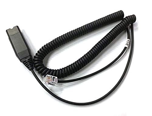 [Australia - AusPower] - HIS-02 Cable with QD Adapter and RJ9 Jack is IPD Headset to Compatible Avaya IP1608,1616, 9608G, 9611G,9610, 9620, 9620L, 9620C, 9630, 9630G, 9640, 9640G, 9650, 9670 Phones HIS-02 for Avaya IP 1608 and 96XX 