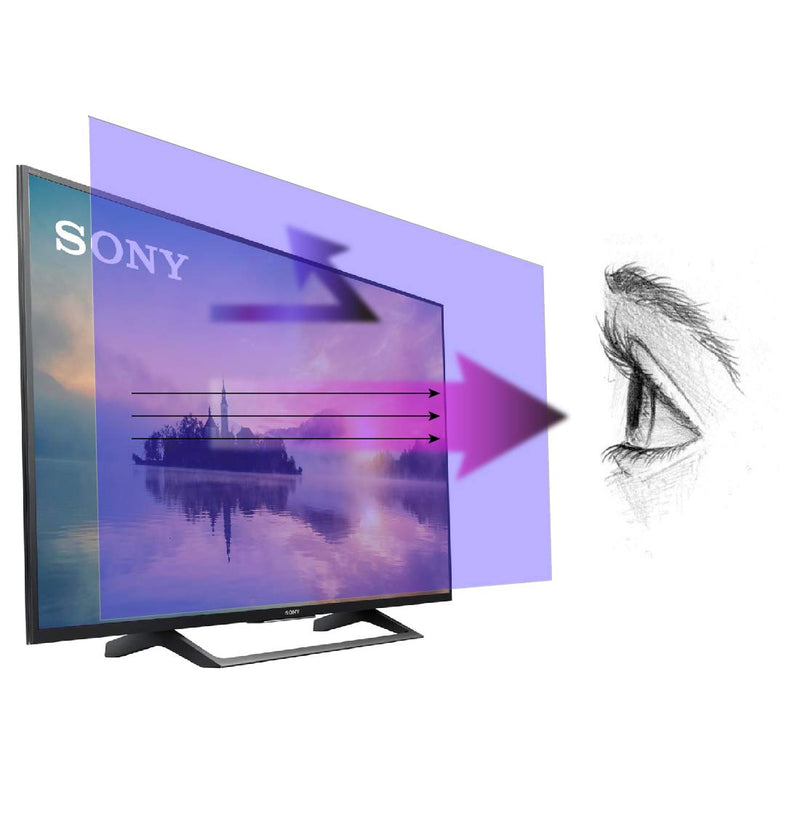 [Australia - AusPower] - Anti Blue Light Screen Protector for 32 Inches (Screen Measured Diagonally) TV. Filter out Blue Light that relieve computer eye strain and help you sleep better 